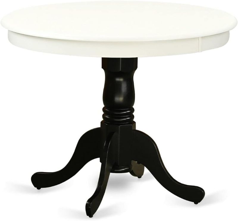 Photo 1 of **BASE ONLY NO TOP** East West Furniture Black ROUND TABLE PEDESTAL