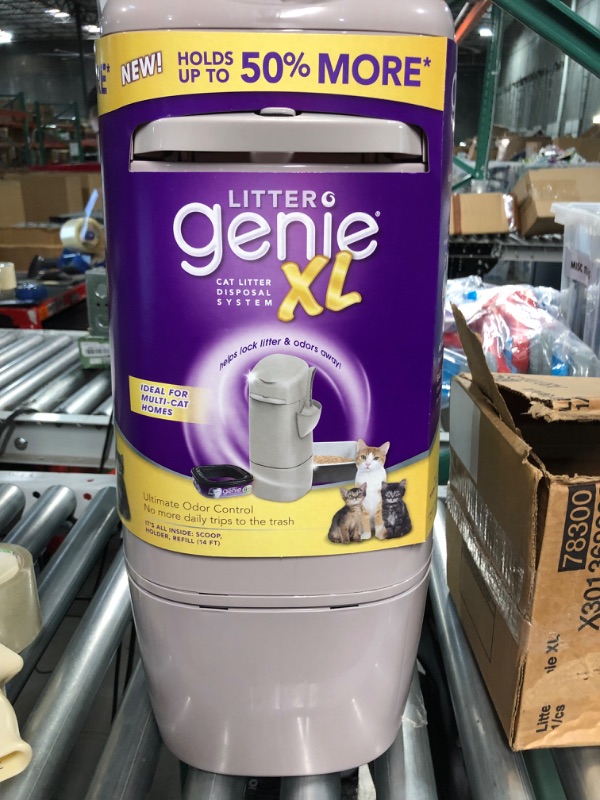 Photo 2 of *MISSING SCOOP*Litter Genie XL Pail Ultimate Cat Litter Disposal System Silver