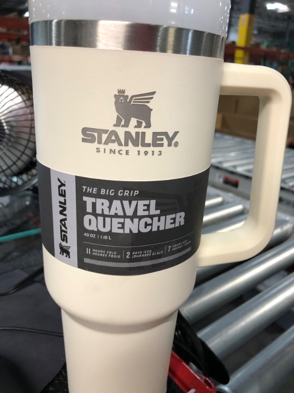 Photo 4 of *MISSING STRAW*Stanley Big Grip Travel Quencher Cream, 1 EA