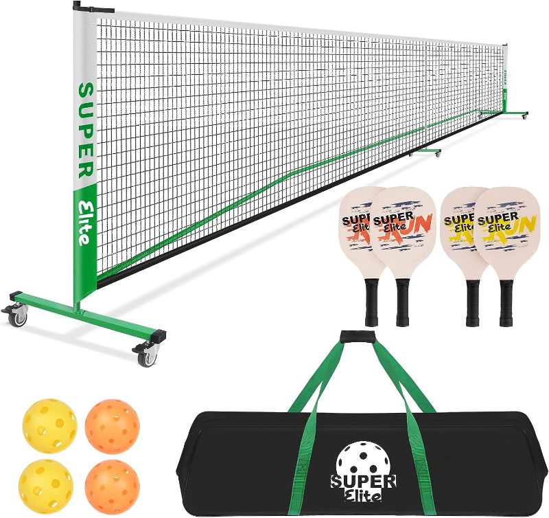 Photo 1 of * net has wheels *
Fostoy Pickleball Net Set with Wheels, 22 FT Regulation Size, 