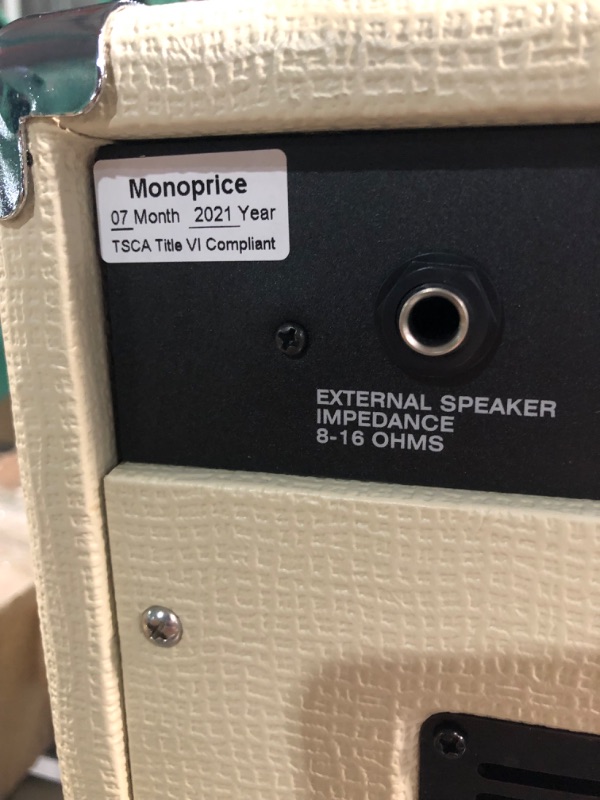 Photo 3 of [FOR PARTS, READ NOTES]
Monoprice 5-Watt Guitar Combo Tube Amplifier (611705)