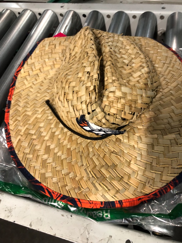 Photo 4 of **DAMAGED SEE PICTURES** foco Men's NFL Team Logo Floral Lifeguard Beach Straw Sun Hat