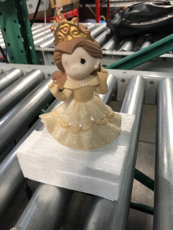 Photo 2 of **SEE PHOTOS**Precious Moments - Disney Happily Ever After Belle Bisque Porcelain Figurine