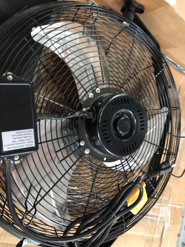 Photo 2 of **SEE  NOTES**
Simple Deluxe 18 Inch Industrial Wall Mount Fan, 3 Speed Commercial Ventilation