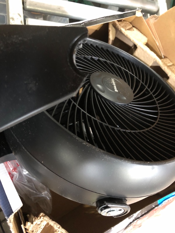 Photo 3 of **DAMAGED**12 in. 3 Speed Whole Room Circulator Floor Fan