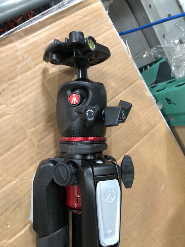 Photo 1 of Manfrotto 055 Aluminum 3-Section Tripod Kit with Horizontal Column and Ball Head 