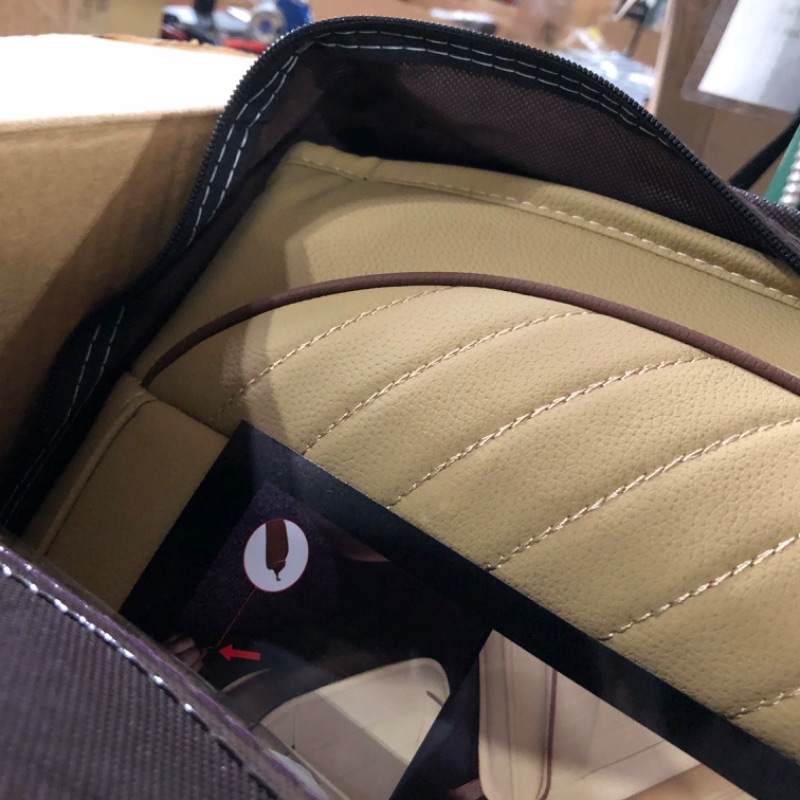 Photo 1 of Car Seat Covers Accessories Full Set Premium Nappa Leather Cushion Protector 