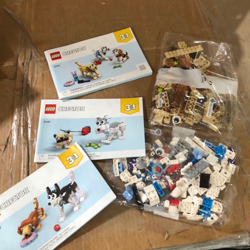 Photo 4 of LEGO Creator 3 in 1 Adorable Dogs Set 31137