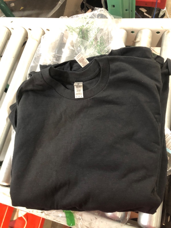 Photo 3 of Gildan Adult Heavy Cotton T-Shirt, Style G5000, Multipack 10 Black (10-pack) Medium