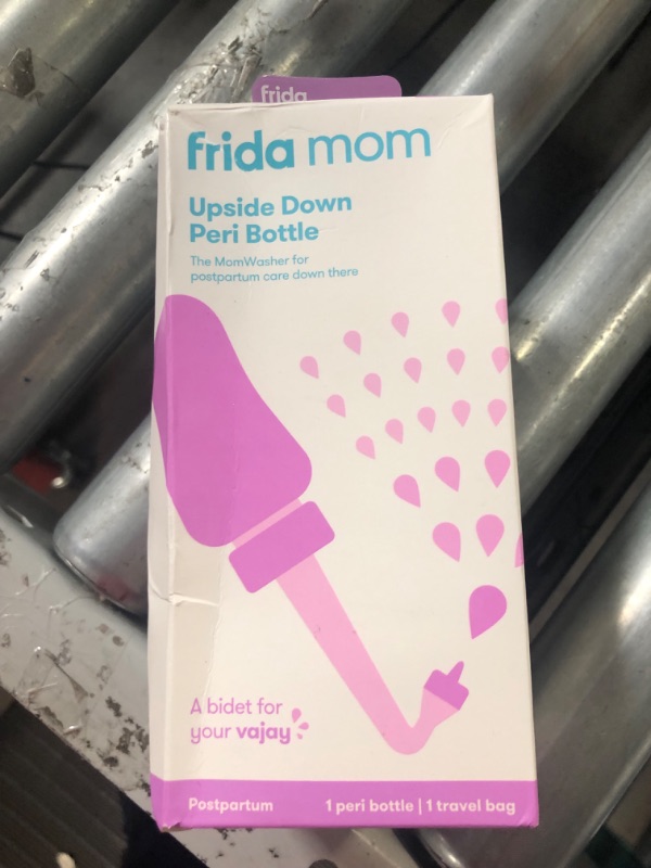 Photo 3 of Frida Mom Upside Down Peri Bottle Pink