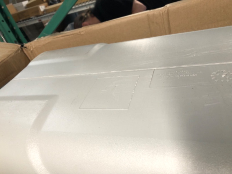 Photo 1 of **PARTS ONLY, NON-FUNCTIONAL, HEAVY DAMAGE TO HINGES** Coleman 316 100qt Wheeled Cooler - Rock Gray
