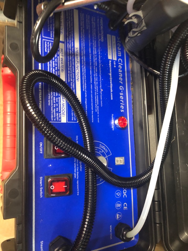 Photo 3 of (PARTS ONLY)Hapyvergo High Pressure Steam Cleaner (110V, Blue)