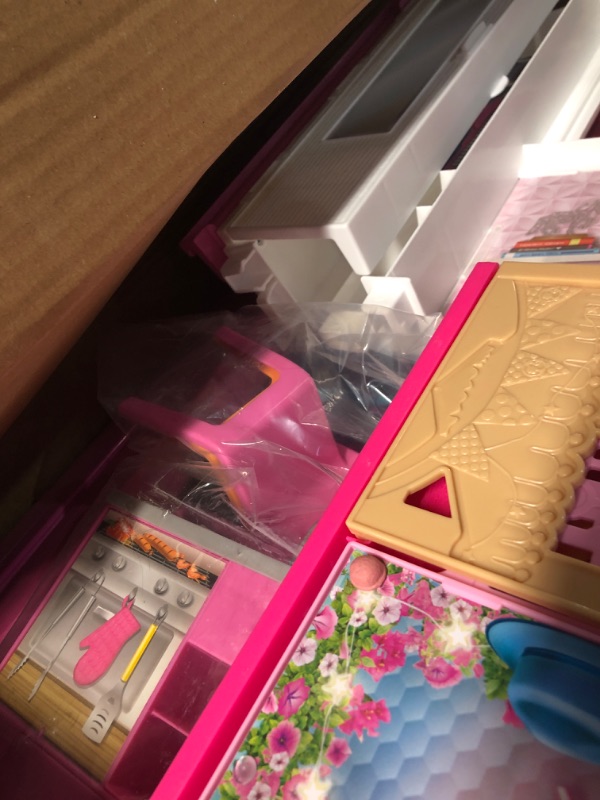 Photo 2 of *PREV USED*
Barbie DreamHouse Dollhouse with 70+ Accessories