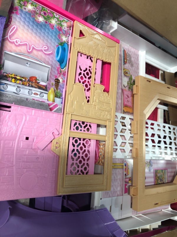 Photo 3 of *PREV USED*
Barbie DreamHouse Dollhouse with 70+ Accessories