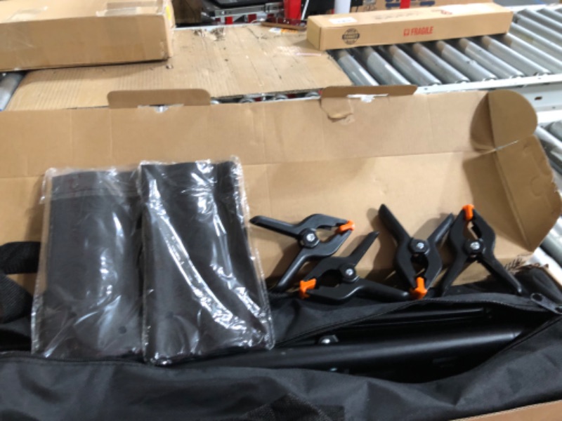 Photo 1 of EMART Photo Video Studio 10Ft Adjustable Background Stand Backdrop Support System Kit 
