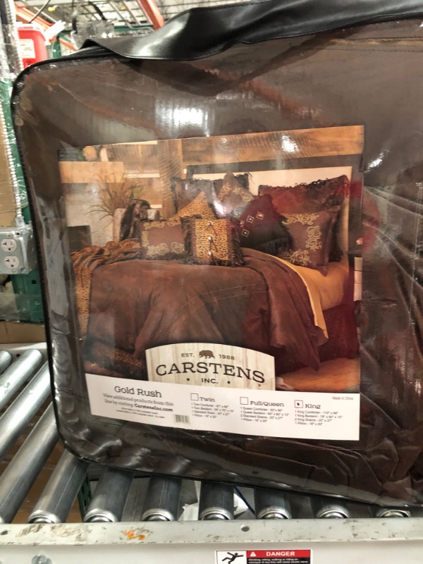 Photo 2 of *LIKE NEW*Carstens, Inc. JB1717-5 Gold Rush 5 Piece Comforter Bedding Set, King