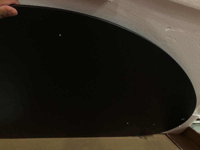 Photo 1 of *COLOR IS BLACK*FIRMINANA Coffee Table, Large Oval,BLACK-47.3" W x23.63 D x 17.72" H 