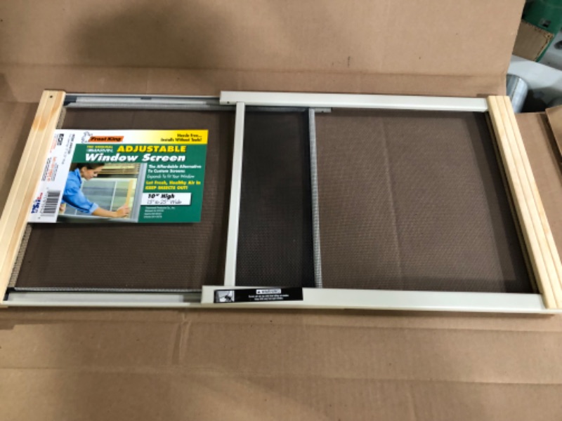 Photo 2 of 15-25 inch Wide Portable Window Screen