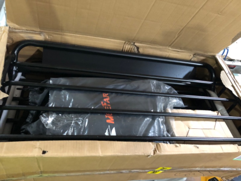 Photo 2 of MeeFar Roof Rack Carrier Basket Universal 51" X 36" X 5" + Waterproof Cargo Bag 15 Cubic Feet