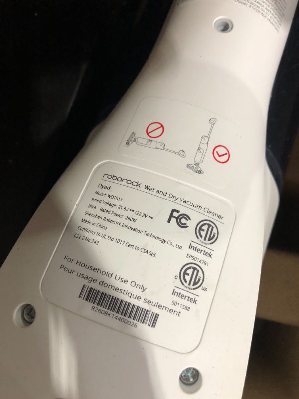 Photo 1 of **WAS UNABLE TO TEST** roborock Dyad Pro Wet and Dry Vacuum Cleaner