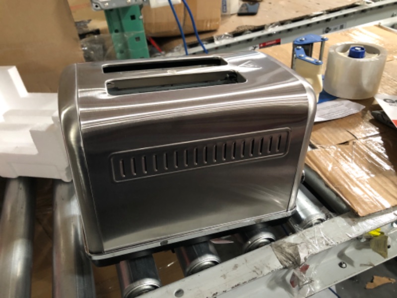 Photo 2 of **item not functional sold for parts**
Gourmia GDT2650 Digital Multi-Function Stainless Steel Toaster Silver