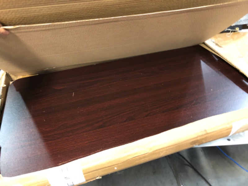 Photo 1 of *SCRATCHED* Drive Medical 13067 Non Tilt Top Overbed Table, Silver Vein