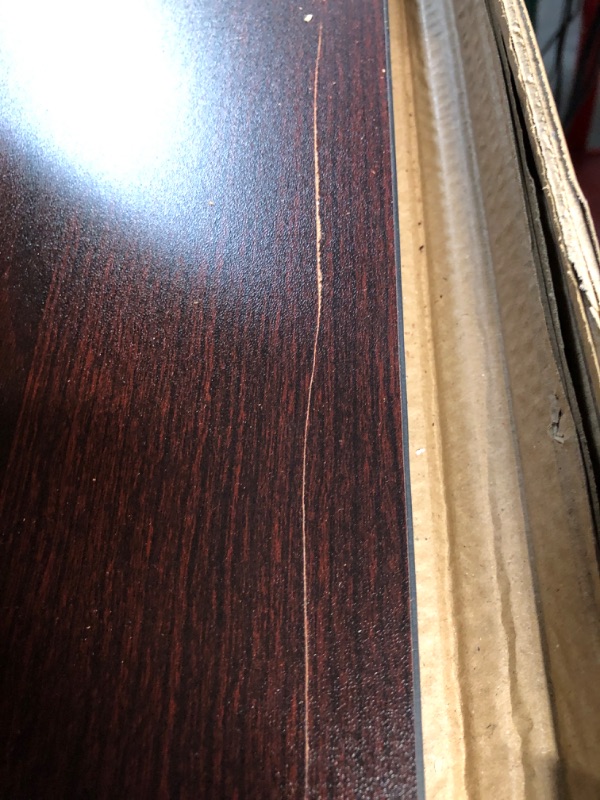 Photo 1 of *SCRATCHED* Drive Medical 13067 Non Tilt Top Overbed Table, Silver Vein