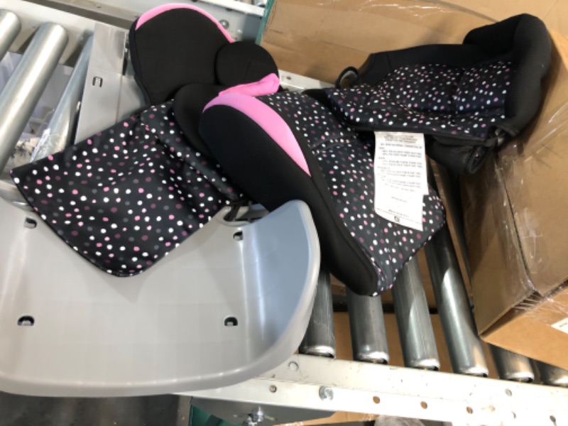 Photo 2 of Disney Baby Pronto! Belt-Positioning Booster Car Seat, Belt-Positioning Booster: 40–100 pounds, Minnie Dot Party