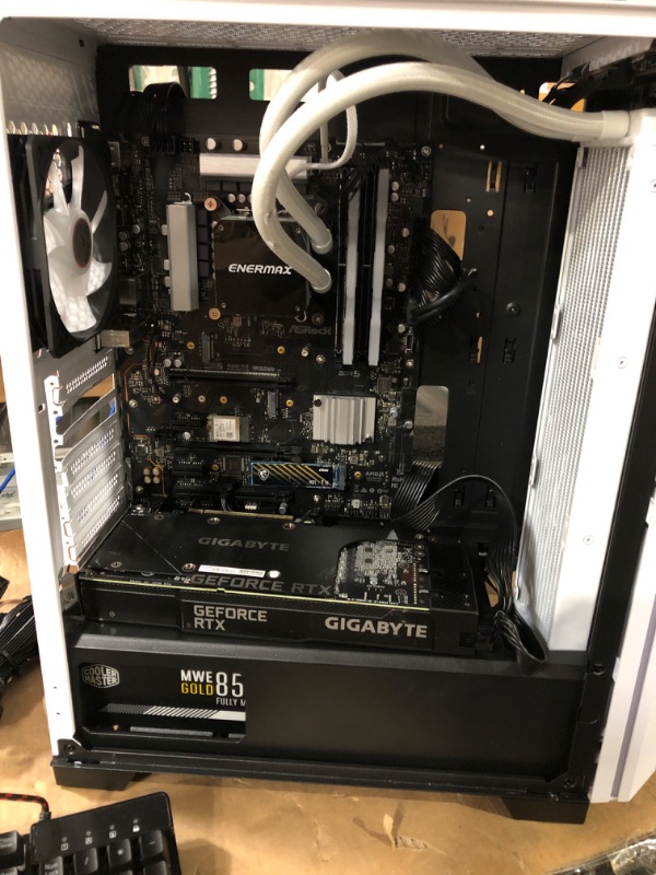 Photo 2 of Skytech Chronos Gaming PC Desktop – Intel Core i7 12700F 2.1 GHz, NVIDIA RTX 4070, 1TB NVME SSD, 16GB DDR4 RAM 3200, 750W Gold PSU, 240mm AIO, 11AC Wi-Fi, Windows 11 Home 64-bit Desktop 12700F | 4070