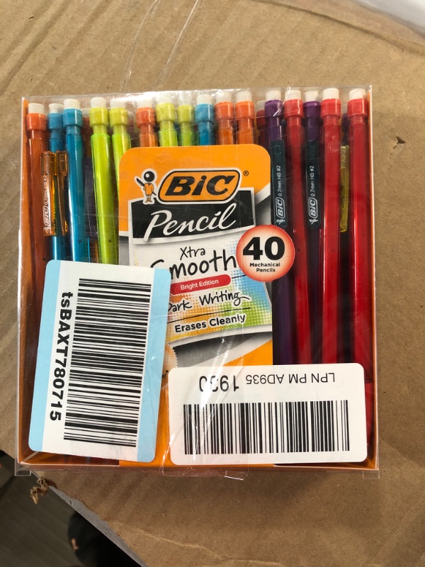 Photo 2 of BIC Xtra Smooth Mechanical Pencil Bright Edition 0.7 mm, 40 Count