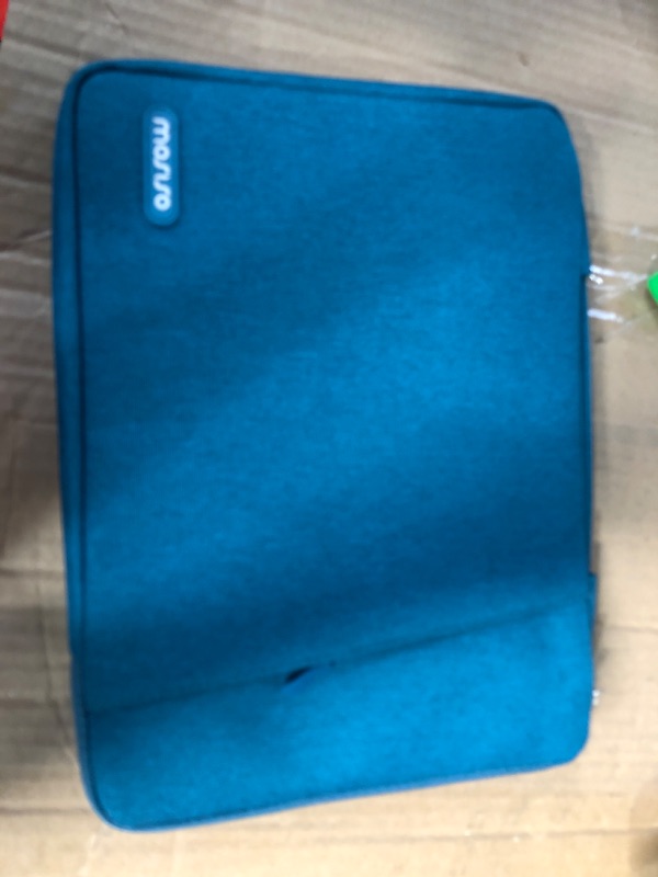 Photo 2 of MOSISO Laptop Sleeve Compatible with MacBook Air/Pro, 13-13.3 inch Notebook, Compatible with MacBook Pro 14 inch 2023-2021 A2779 M2 A2442 M1, Polyester Multifunctional Briefcase Bag, Deep Teal 13.3-inch Deep Teal