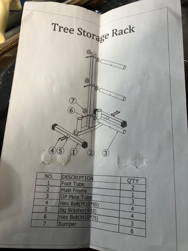 Photo 2 of  (PARTS ONLY) TREE STORAGE RACK