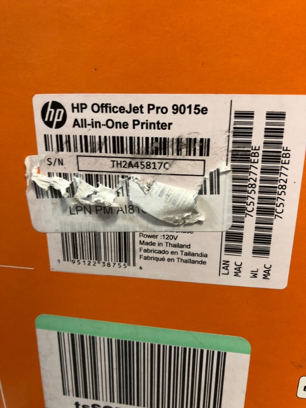 Photo 2 of HP OfficeJet Pro 9015e Wireless Color All-in-One Printer with bonus 6 months Instant ink with HP+ (1G5L3A),Gray