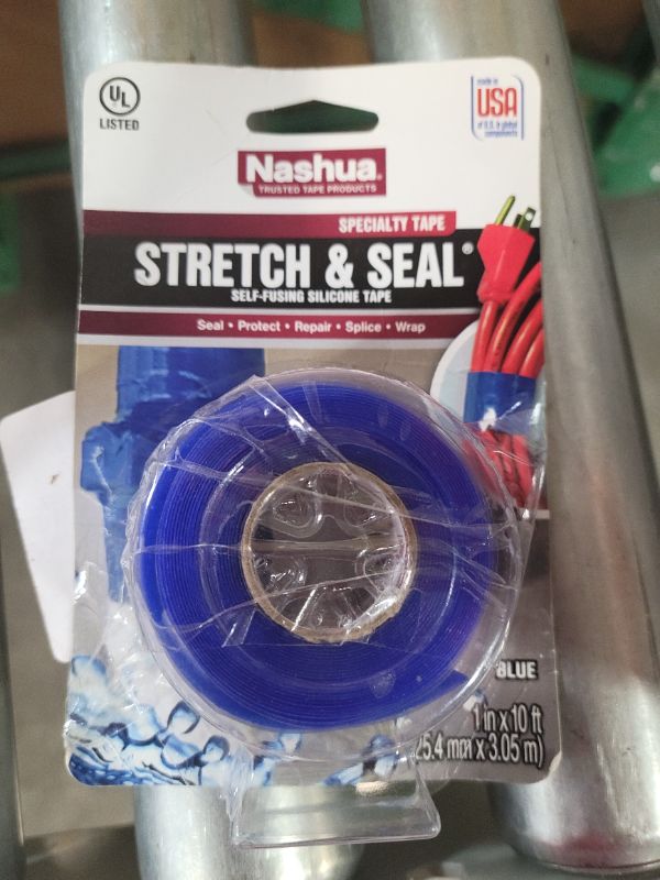 Photo 2 of Nashua Stretch & Seal Self Fusing Silicone Tape: 1 in x 10 ft. (Blue)