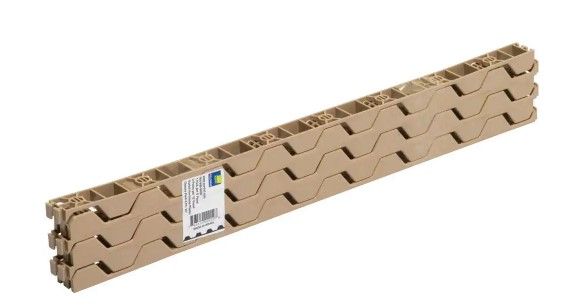 Photo 1 of 24 in. Horizontal Plastic Roof Closure Strips (6-Pack)
