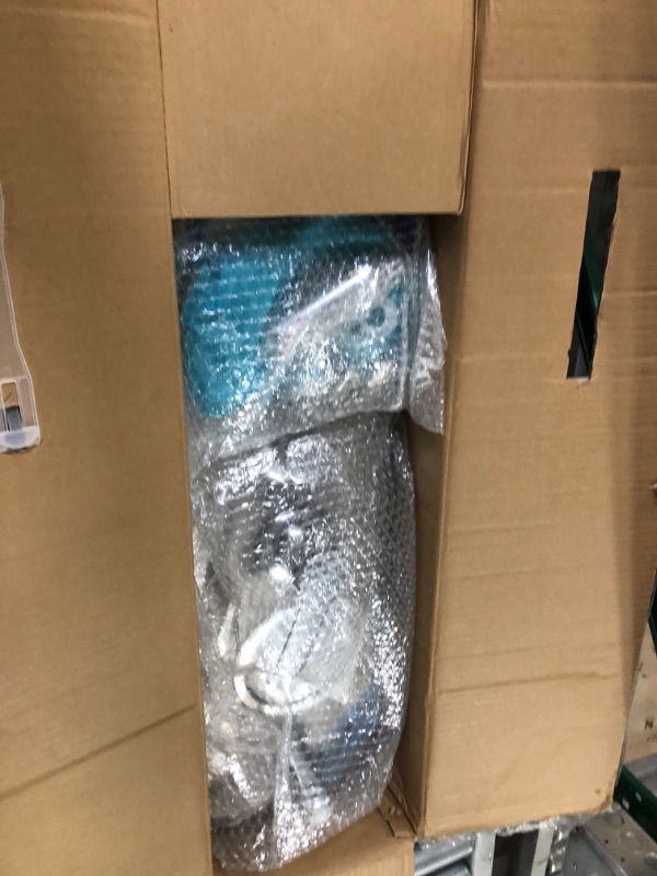 Photo 1 of FCOTEEU Shower Panel Tower Rainfall Shower Head Adjustable with 3 Modes Handheld Shower 2 Body Jets Areas Mixer Taps Temperature Display Shower Unit System, Brushed Nickel Brushed Nickel-7004