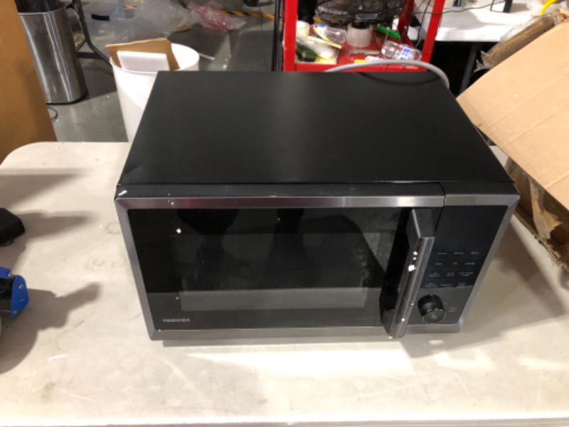 Photo 9 of ***USED - UNTESTED - SEE NOTES***
TOSHIBA ML2-EC10SA(BS) 8-in-1 Countertop Microwave with Air Fryer 1.0 Cu.Ft.