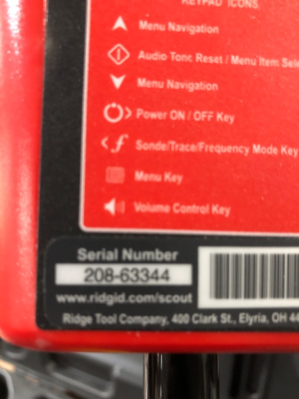 Photo 7 of **USED/SEE NOTES*** RIDGID 19238 NaviTrack Scout Locator, Underground Pipe Locator and Underground Cable Location Device Small