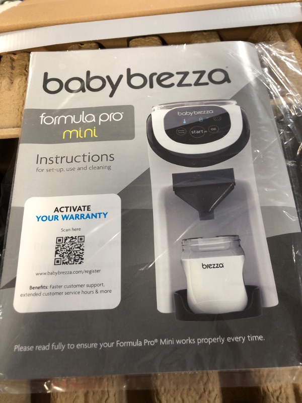 Photo 2 of Baby Brezza Formula Pro Mini Baby Formula Maker – Small Baby Formula Mixer Machine Fits Small Spaces and is Portable for Travel–