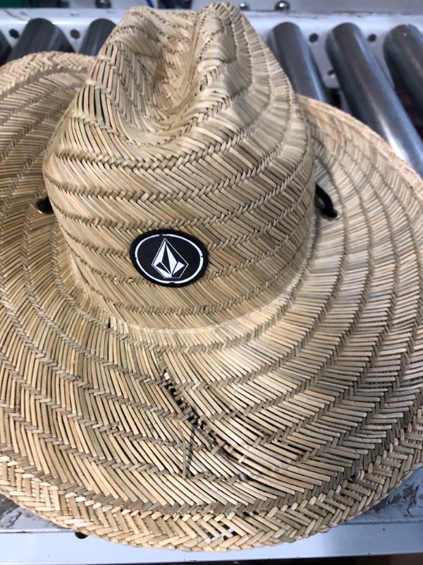 Photo 2 of *USED*Volcom Men's Quarter Straw Hat Small-Medium Natural