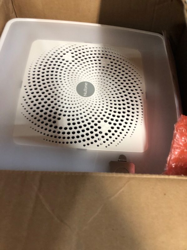 Photo 2 of **LIKE NEW**Broan-NuTone ChromaComfort 110 CFM Ceiling Bathroom Exhaust Fan with Sensonic Stereo Bluetooth Speaker, White