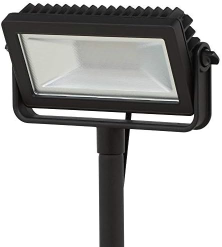 Photo 1 of 2 Plug-In Black Outdoor Integrated LED Landscape Flood Light
