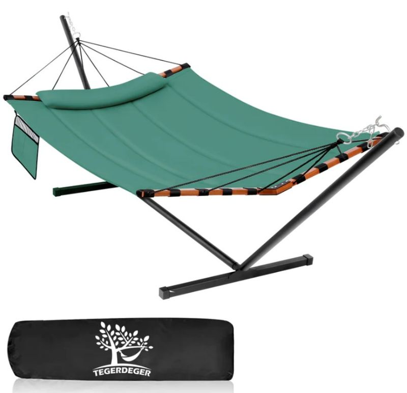 Photo 1 of *STOCK PHOTO FOR REFERENCE*
TegerDeger 2 Person Hammock with Stand blue 
