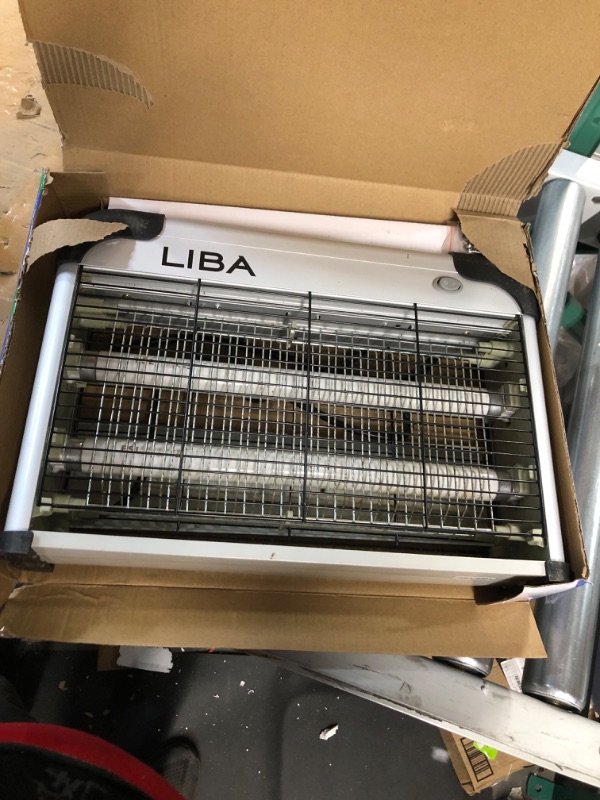 Photo 1 of LiBa Electric Bug Zapper, Indoor Insect Killer - (2) Extra Replacement Bulbs - Fly, Mosquito Killer and Repellent - Lightweight, Powerful 2800V Grid, Easy-to-Clean, with a Removable Washable Tray. Bug Zapper + 2 Bulbs