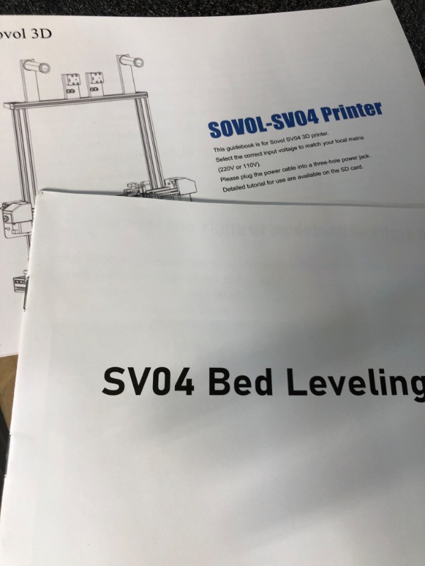 Photo 3 of **READ NOTES**Sovol 3D SV04 IDEX 3D Printer, Independent Dual Extruder 3D Printer