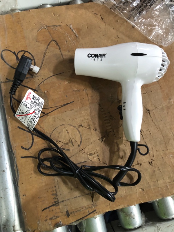 Photo 2 of Conair Mid Size Hair Dryer - White - 1875 Watts