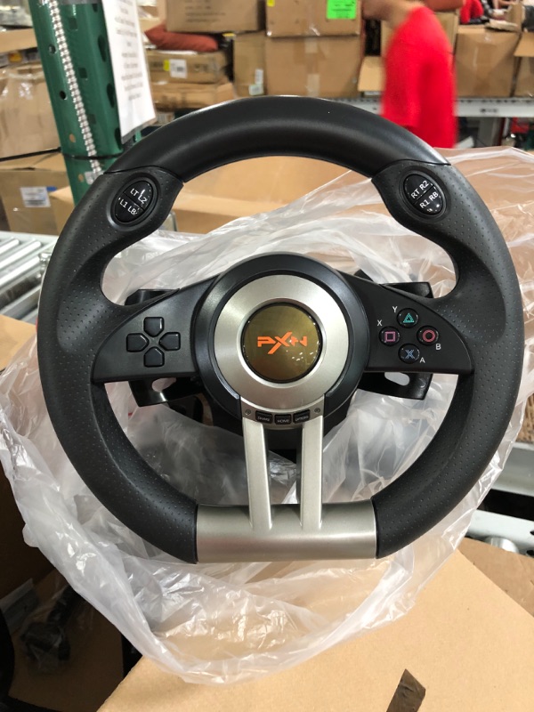 Photo 5 of PXN Xbox Steering Wheel V3II 180° Gaming Racing Wheel Driving Wheel, with Linear Pedals and Racing Paddles 