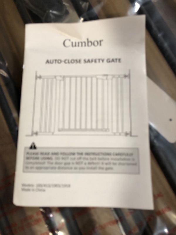 Photo 2 of Cumbor 43.3" Auto Close Safety Baby Gate