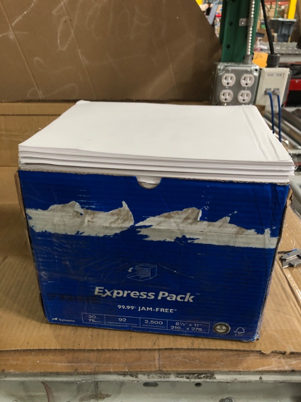 Photo 2 of Hammermill 163120 Tidal Mp Paper Express Pack, 92 Brightness, 20Lb, 8-1/2X11, White, 2500/Carton