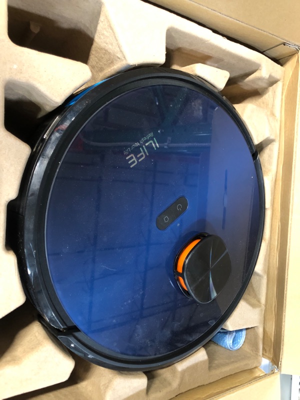 Photo 4 of **USED/UNABLE TO TEST FULLY**
ILIFE Robot Vacuum Self Emptying - 3000pa T10s Robot Vacuum and Mop with Lidar Navigation Smart APP Mopping 